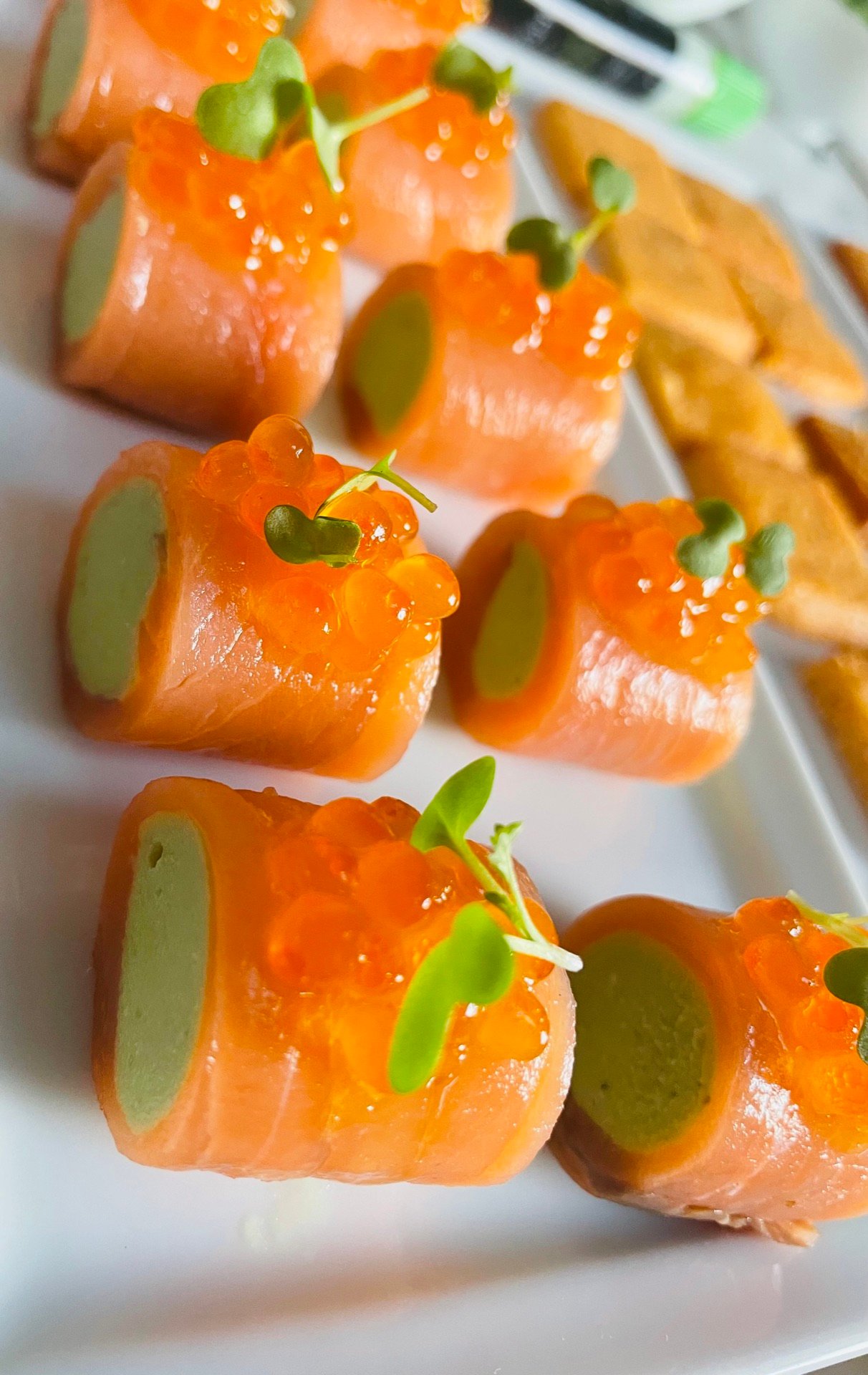 Plated dish detail